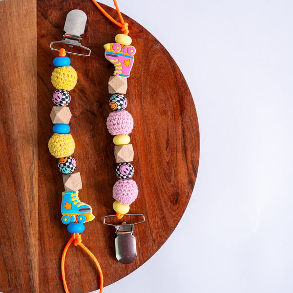Roller Baby Pacifier Clip