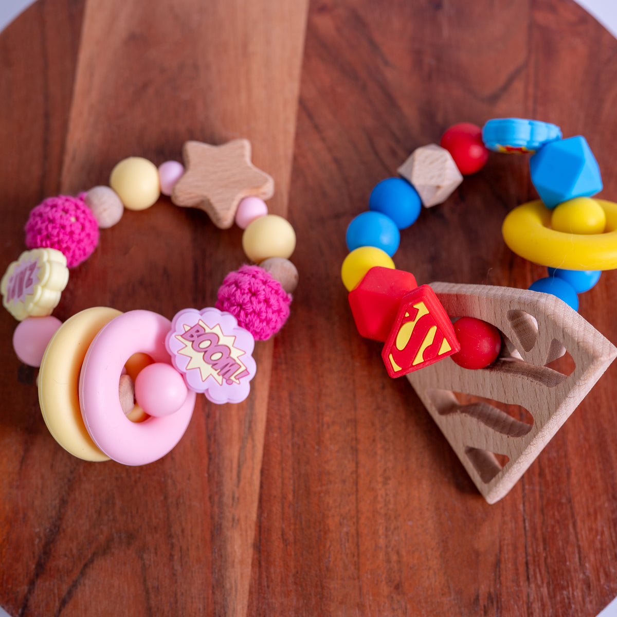 Superhero Babe Teether Ring