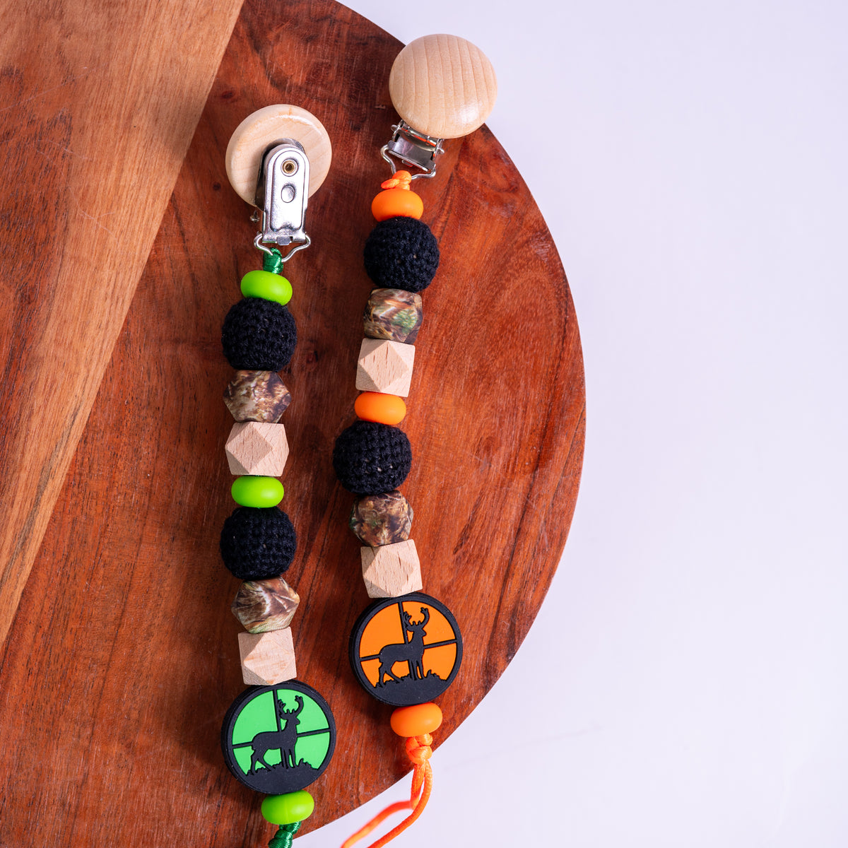 Antler Baby Pacifier Clip