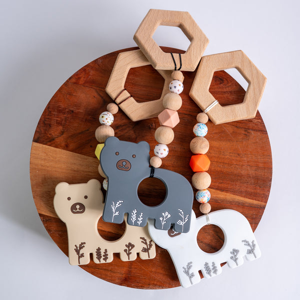 Cuddle Bear Stroller Toy